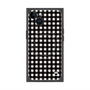 プレミアムスクエアケース with MagSafe［ Checkered Purple - ギンガムチェック ブラック ］