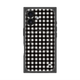 プレミアムスクエアケース with MagSafe［ Checkered Purple - ギンガムチェック ブラック ］