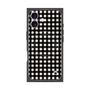 プレミアムスクエアケース with MagSafe［ Checkered Purple - ギンガムチェック ブラック ］