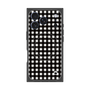 プレミアムスクエアケース with MagSafe［ Checkered Purple - ギンガムチェック ブラック ］