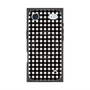 プレミアムスクエアケース with MagSafe［ Checkered Purple - ギンガムチェック ブラック ］