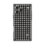 プレミアムスクエアケース with MagSafe［ Checkered Purple - ギンガムチェック ブラック ］