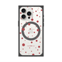 プレミアムスクエアケース with MagSafe［ Dippin dots Red - ディッピンドッツ レッド ］