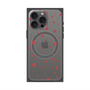 プレミアムスクエアケース with MagSafe［ Dippin dots Red - ディッピンドッツ レッド ］