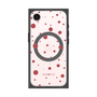 プレミアムスクエアケース with MagSafe［ Dippin dots Red - ディッピンドッツ レッド ］