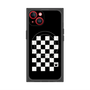 プレミアムスクエアケース with MagSafe［ Racing checkered flag - レーシングチェッカーフラッグ ］