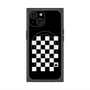 プレミアムスクエアケース with MagSafe［ Racing checkered flag - レーシングチェッカーフラッグ ］