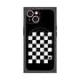 プレミアムスクエアケース with MagSafe［ Racing checkered flag - レーシングチェッカーフラッグ ］