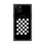 プレミアムスクエアケース with MagSafe［ Racing checkered flag - レーシングチェッカーフラッグ ］