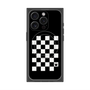 プレミアムスクエアケース with MagSafe［ Racing checkered flag - レーシングチェッカーフラッグ ］