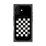 プレミアムスクエアケース with MagSafe［ Racing checkered flag - レーシングチェッカーフラッグ ］