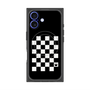 プレミアムスクエアケース with MagSafe［ Racing checkered flag - レーシングチェッカーフラッグ ］
