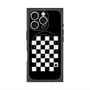 プレミアムスクエアケース with MagSafe［ Racing checkered flag - レーシングチェッカーフラッグ ］