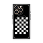 プレミアムスクエアケース with MagSafe［ Racing checkered flag - レーシングチェッカーフラッグ ］
