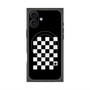 プレミアムスクエアケース with MagSafe［ Racing checkered flag - レーシングチェッカーフラッグ ］