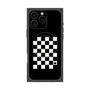 プレミアムスクエアケース with MagSafe［ Racing checkered flag - レーシングチェッカーフラッグ ］