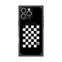 プレミアムスクエアケース with MagSafe［ Racing checkered flag - レーシングチェッカーフラッグ ］
