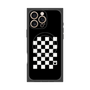 プレミアムスクエアケース with MagSafe［ Racing checkered flag - レーシングチェッカーフラッグ ］