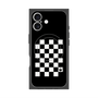 プレミアムスクエアケース with MagSafe［ Racing checkered flag - レーシングチェッカーフラッグ ］