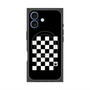 プレミアムスクエアケース with MagSafe［ Racing checkered flag - レーシングチェッカーフラッグ ］