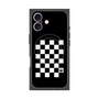 プレミアムスクエアケース with MagSafe［ Racing checkered flag - レーシングチェッカーフラッグ ］
