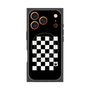 プレミアムスクエアケース with MagSafe［ Racing checkered flag - レーシングチェッカーフラッグ ］