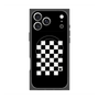 プレミアムスクエアケース with MagSafe［ Racing checkered flag - レーシングチェッカーフラッグ ］