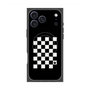 プレミアムスクエアケース with MagSafe［ Racing checkered flag - レーシングチェッカーフラッグ ］