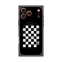 プレミアムスクエアケース with MagSafe［ Racing checkered flag - レーシングチェッカーフラッグ ］