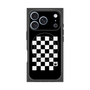 プレミアムスクエアケース with MagSafe［ Racing checkered flag - レーシングチェッカーフラッグ ］