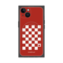 プレミアムスクエアケース with MagSafe［ Racing checkered flag Red - レーシングチェッカーフラッグ レッド ］