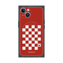 プレミアムスクエアケース with MagSafe［ Racing checkered flag Red - レーシングチェッカーフラッグ レッド ］