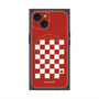 プレミアムスクエアケース with MagSafe［ Racing checkered flag Red - レーシングチェッカーフラッグ レッド ］