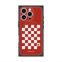 プレミアムスクエアケース with MagSafe［ Racing checkered flag Red - レーシングチェッカーフラッグ レッド ］