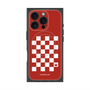 プレミアムスクエアケース with MagSafe［ Racing checkered flag Red - レーシングチェッカーフラッグ レッド ］
