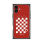 プレミアムスクエアケース with MagSafe［ Racing checkered flag Red - レーシングチェッカーフラッグ レッド ］