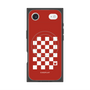 プレミアムスクエアケース with MagSafe［ Racing checkered flag Red - レーシングチェッカーフラッグ レッド ］