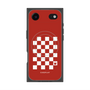 プレミアムスクエアケース with MagSafe［ Racing checkered flag Red - レーシングチェッカーフラッグ レッド ］