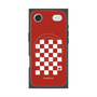 プレミアムスクエアケース with MagSafe［ Racing checkered flag Red - レーシングチェッカーフラッグ レッド ］