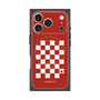 プレミアムスクエアケース with MagSafe［ Racing checkered flag Red - レーシングチェッカーフラッグ レッド ］