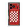 プレミアムスクエアケース with MagSafe［ Racing checkered flag Red - レーシングチェッカーフラッグ レッド ］