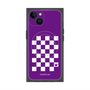 プレミアムスクエアケース with MagSafe［ Racing checkered flag Purple - レーシングチェッカーフラッグ パープル ］