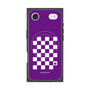プレミアムスクエアケース with MagSafe［ Racing checkered flag Purple - レーシングチェッカーフラッグ パープル ］
