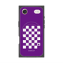 プレミアムスクエアケース with MagSafe［ Racing checkered flag Purple - レーシングチェッカーフラッグ パープル ］