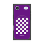 プレミアムスクエアケース with MagSafe［ Racing checkered flag Purple - レーシングチェッカーフラッグ パープル ］