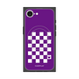プレミアムスクエアケース with MagSafe［ Racing checkered flag Purple - レーシングチェッカーフラッグ パープル ］