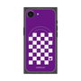 プレミアムスクエアケース with MagSafe［ Racing checkered flag Purple - レーシングチェッカーフラッグ パープル ］