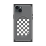 プレミアムスクエアケース with MagSafe［ Racing checkered flag White - レーシングチェッカーフラッグ ホワイト ］