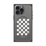 プレミアムスクエアケース with MagSafe［ Racing checkered flag White - レーシングチェッカーフラッグ ホワイト ］