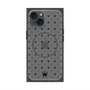 プレミアムスクエアケース with MagSafe［ CASEPLAY Crown dots Black - ケースプレイ・クラウン・ドッツ ブラック ］